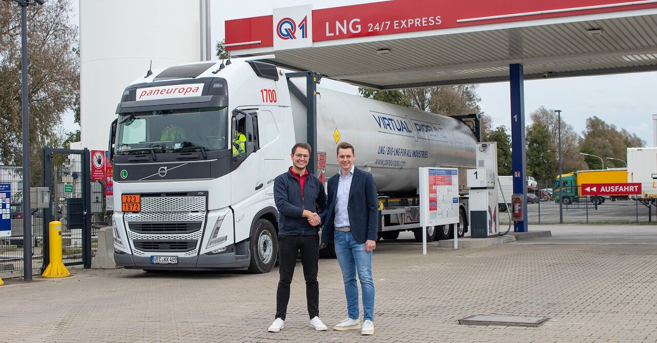 Q1 und Paneuropa: Partnerschaft für eine nachhaltige Zukunft im Schwerlastverkehr mit Bio-LNG Image 1