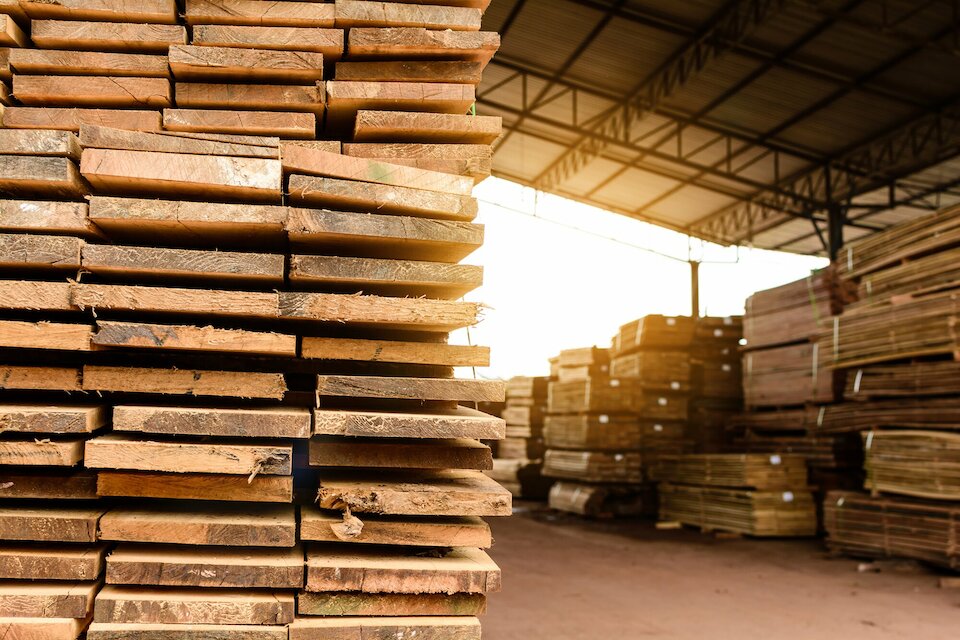 Capacity for voluminous building material deliveries